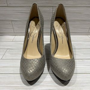 Jessica Simpson Snakeskin Pumps